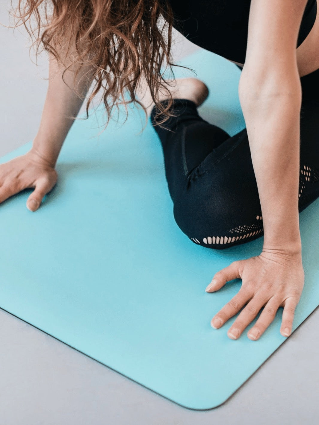 DIYogi Light Blue Yoga Mat  The Best Grip in A Yoga Mat –